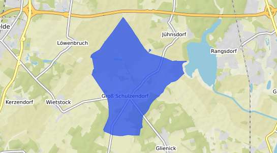 Bodenrichtwertkarte Ludwigsfelde Gross Schulzendorf